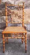 Modern high quality handcrafted cane chair image 1