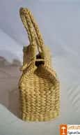 Medium Natural Straw Water Reed Handbag for Women image 1