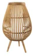 Rattan oval shaped wicker table lampshade image 1