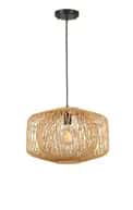 High quality rattan wicker pendant lampshade image 1
