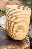 Rattan Oval Planter Basket image 1