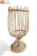 Cane Rattan Lantern Candle Holder (Large) image 1