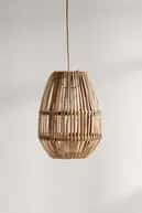 Modern high quality rattan wicker hanging lampshade image 1