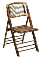Attractive bamboo varnish colour chair image 1