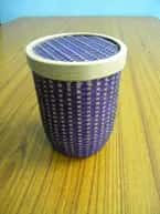 Bamboo Capsule Container - Violet image 1