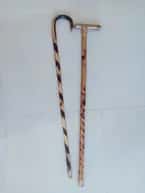 Cane rattan walking stick image 1