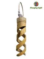 Bamboo Spiral Hanging Lamp by DB image 1