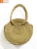Natural Straw Large Round Handbag for Women image 1