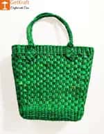 Natural Straw Colored Handbag BG025 image 1