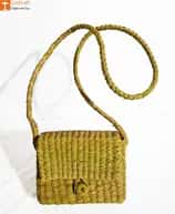 Natural Stylish Natural Straw Sling bag for Women image 1