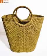 Natural Straw Natural V-bag for Women image 1