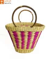 Natural Straw Multicolored Handbag image 1