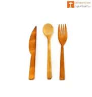Bamboo Cutlery Set image 1