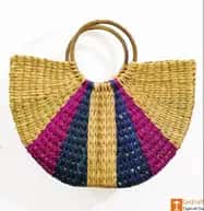 Natural Straw  Stylish Multipurpose Bag image 1