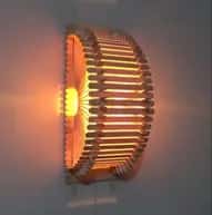 Bamboo Wall Lamp for Home image 1