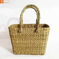 Natural Straw Handmade Bag image 1