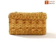 Natural Straw Tissue Box image 1