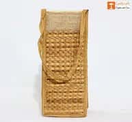 Jute and Straw Bottle Holder image 1