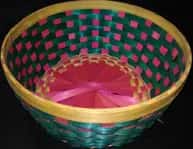 Bamboo Flower Basket  Round image 1