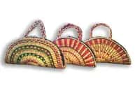 Unique Natural Straw Handmade Purse for Women image 1