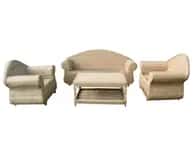 3-Seater Cane Sofa Set with Table image 1