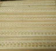 Handwoven Plain Natural Bamboo Floor Mat image 1