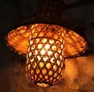 Bamboo jali light image 1