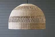 Rattan Bell Pendant Light (Lamp) image 1