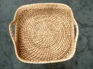 Cane Square Tray 12 inches image 1