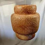 Bamboo Designer Hanging Pendant Lamp image 1