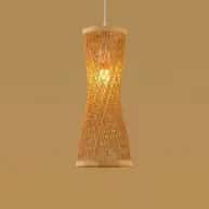 Hanging bamboo lamp image 1