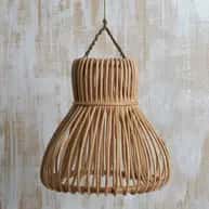 High quality rattan ceiling lamp image 1