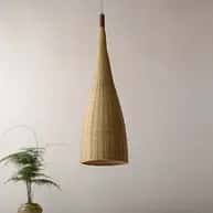 High quality rattan wicker hanging lampshade image 1
