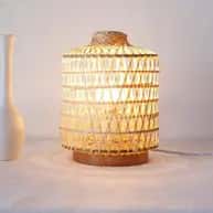 Modern attractive bamboo wicker table lampshade image 1