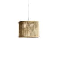 Bamboo modern cylindrical shaped wicker table lampshade image 1