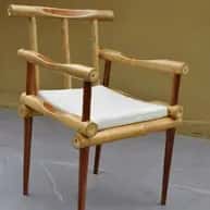 High quality bamboo modern artistic chair image 1
