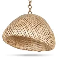 Handwoven Bamboo Hanging Lamp for Ceiling