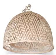 Handwoven Bamboo Hanging Lamp for Ceiling Decor