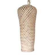Bamboo Elongated Hanging Lamp Shade