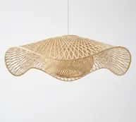 Handwoven Bamboo Hanging Lamp Shade