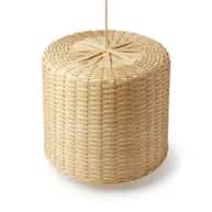 Handwoven Bamboo Hanging Lamp Shade