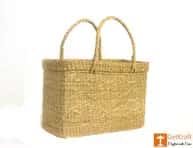 Natural Straw Beach Bag image 1