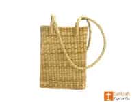 Natural Straw Long Handle Shopping Handbag image 1