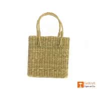 Natural Straw  Handmade Slim and Small Bag image 1
