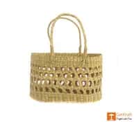Natural Straw Handmade Net Bag image 1