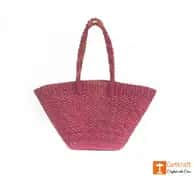 Natural Straw Handmade Oval Bag image 1