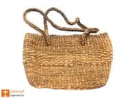 Natural Straw Hobo Bag image 1