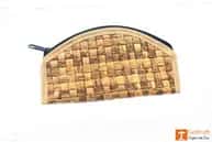 Natural Straw Handmade Clutch image 1