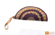Natural Straw Handmade Hand Clutch (Small) image 1