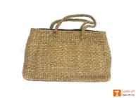 Medium-sized Bowler Natural Straw Bag image 1